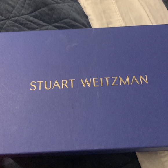 Stuart Weizman black heals worn once in box - Picture 12 of 14